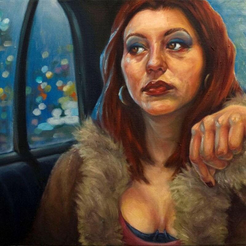 Off The Clock (oil on canvas, 24 in. x 30 in.)