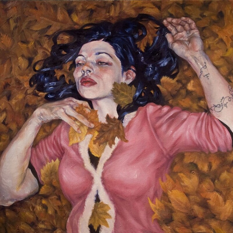 Erin in the Fall (oil on canvas, 30 in. x 36 in.)