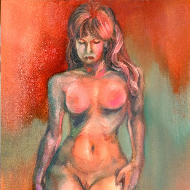 Hyperreal (oil on oil paper panel, 11 in. x 15 in.)